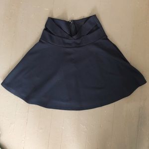 Victoria Secret navy blue skater skirt